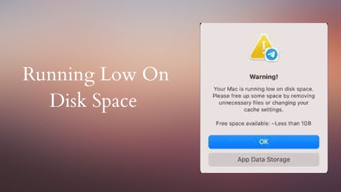 Running Low On Disk Space